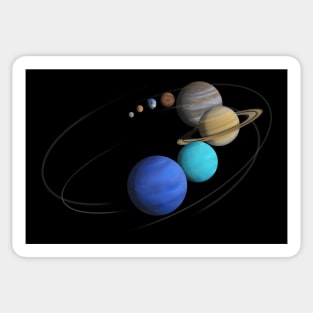 Solar System Classic Sticker